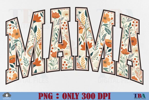 Download Boho Floral Mama Mother's Day Gift PNG - Mother's day gift Collection