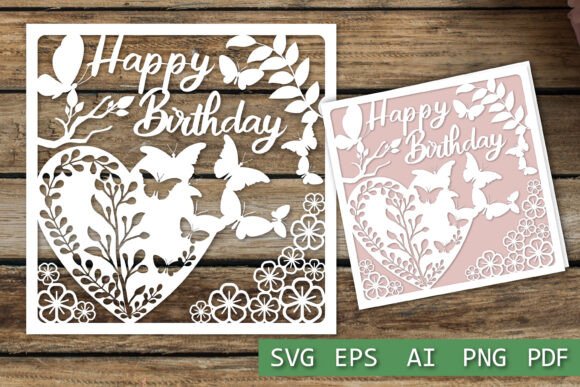 Download Happy Birthday Card SVG Files, Birthday - Card svg files Collection